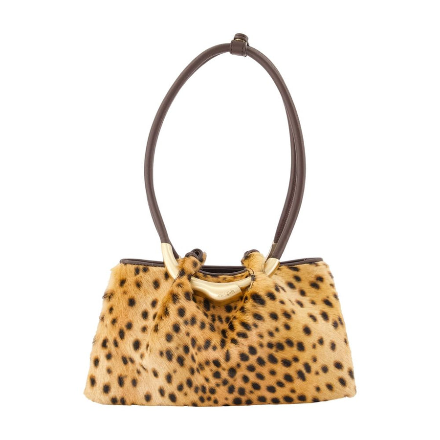 Cult Gaia Cowhide shoulder bag in brown