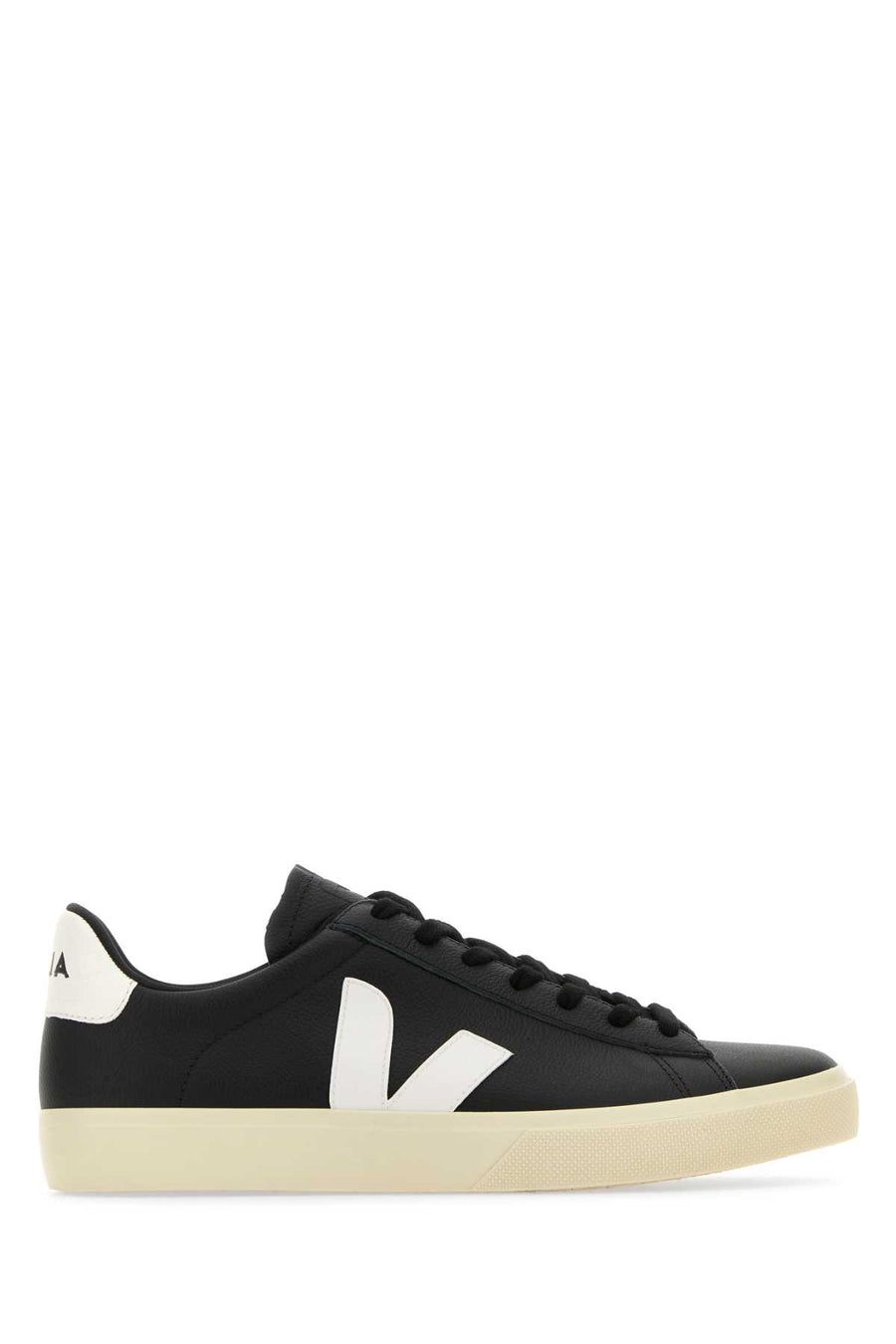 Black Chromefree Leather Campo Sneakers Blackwhite