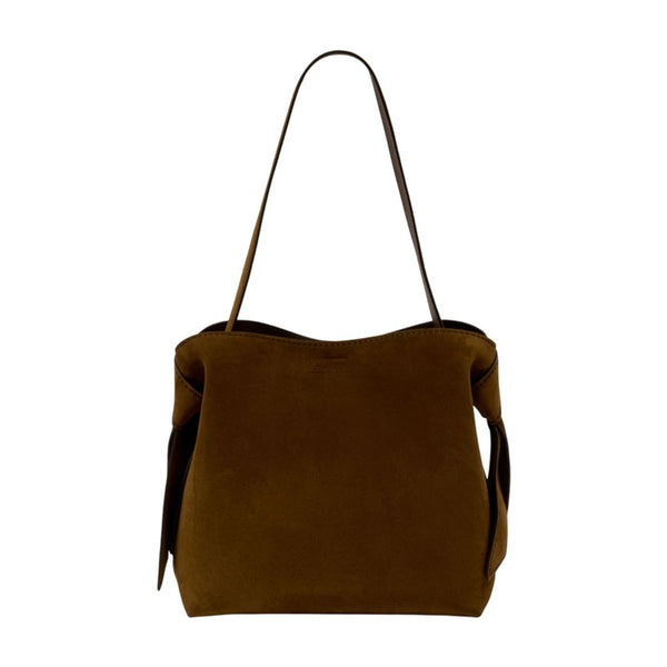 Acne Studios calfskin shoulder bag in brown