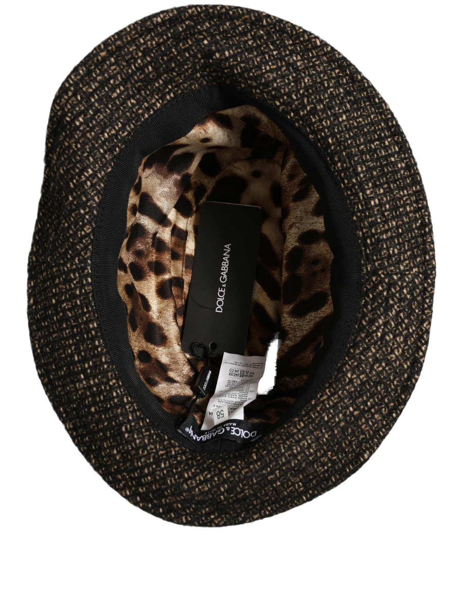 Dolce & Gabbana HAT10001 43% Wool fedora in gray