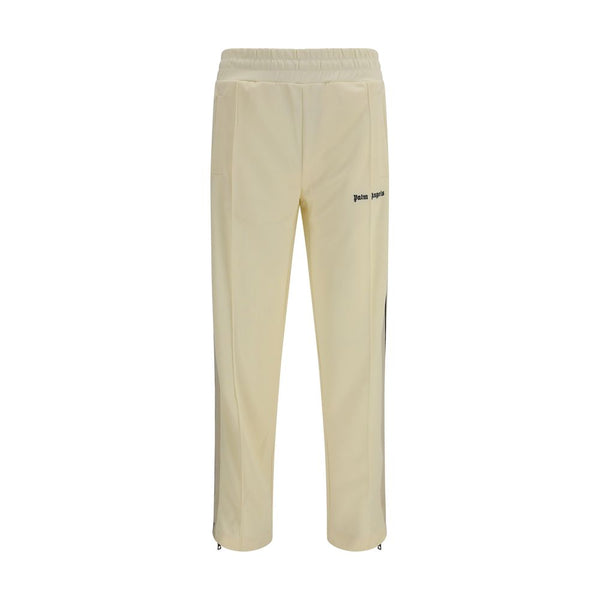 Palm Angels 100% Polyester track pants in beige