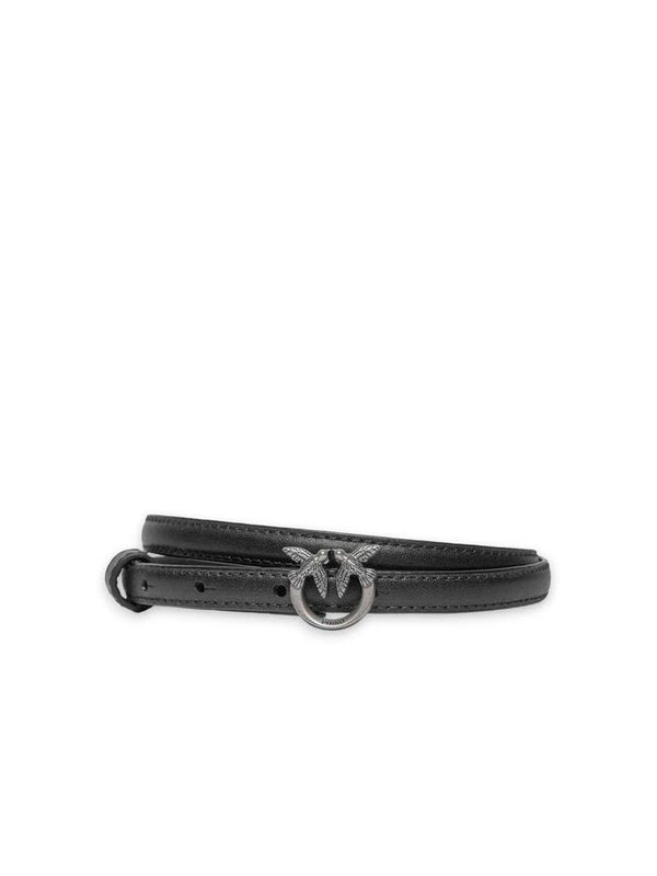 Pinko 100% Cowhide belt in black