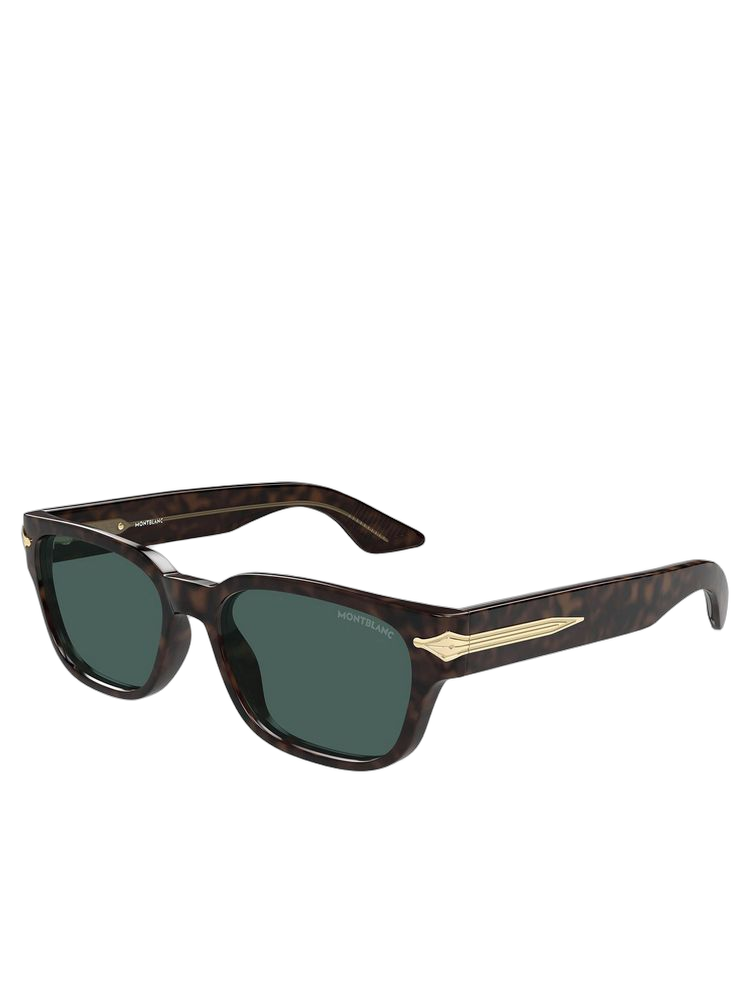 Montblanc MB0479S Recycled acetate frame sunglasses in brown