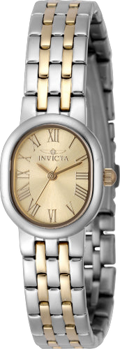 Invicta Stainless steel case and bracelet with gold-tone accents watch in gold