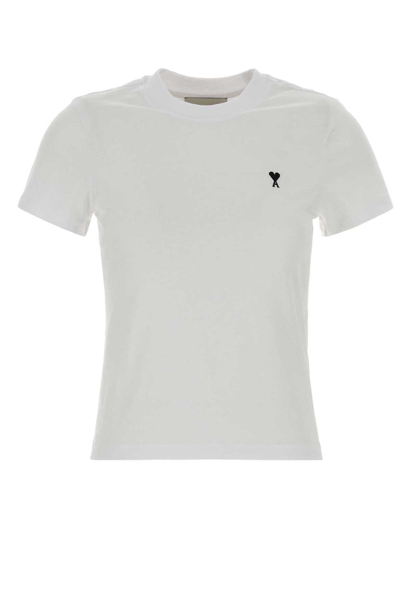White Cotton T-Shirt Exterior