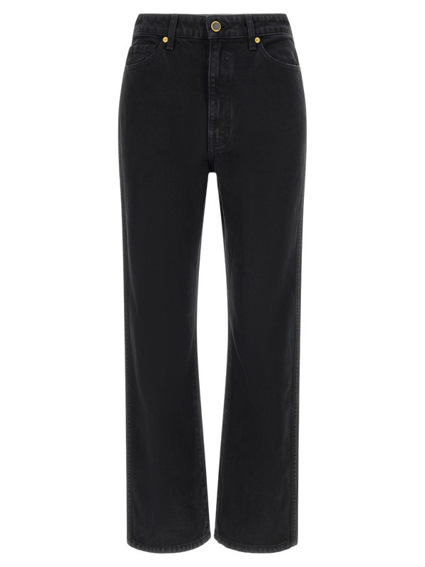 Khaite 100% Cotton jeans in black