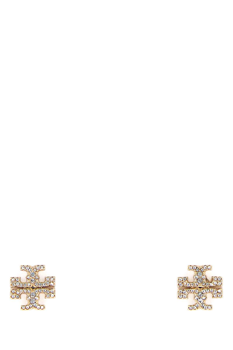 Embellished Metal Earrings Torygoldcrystal Orecchini