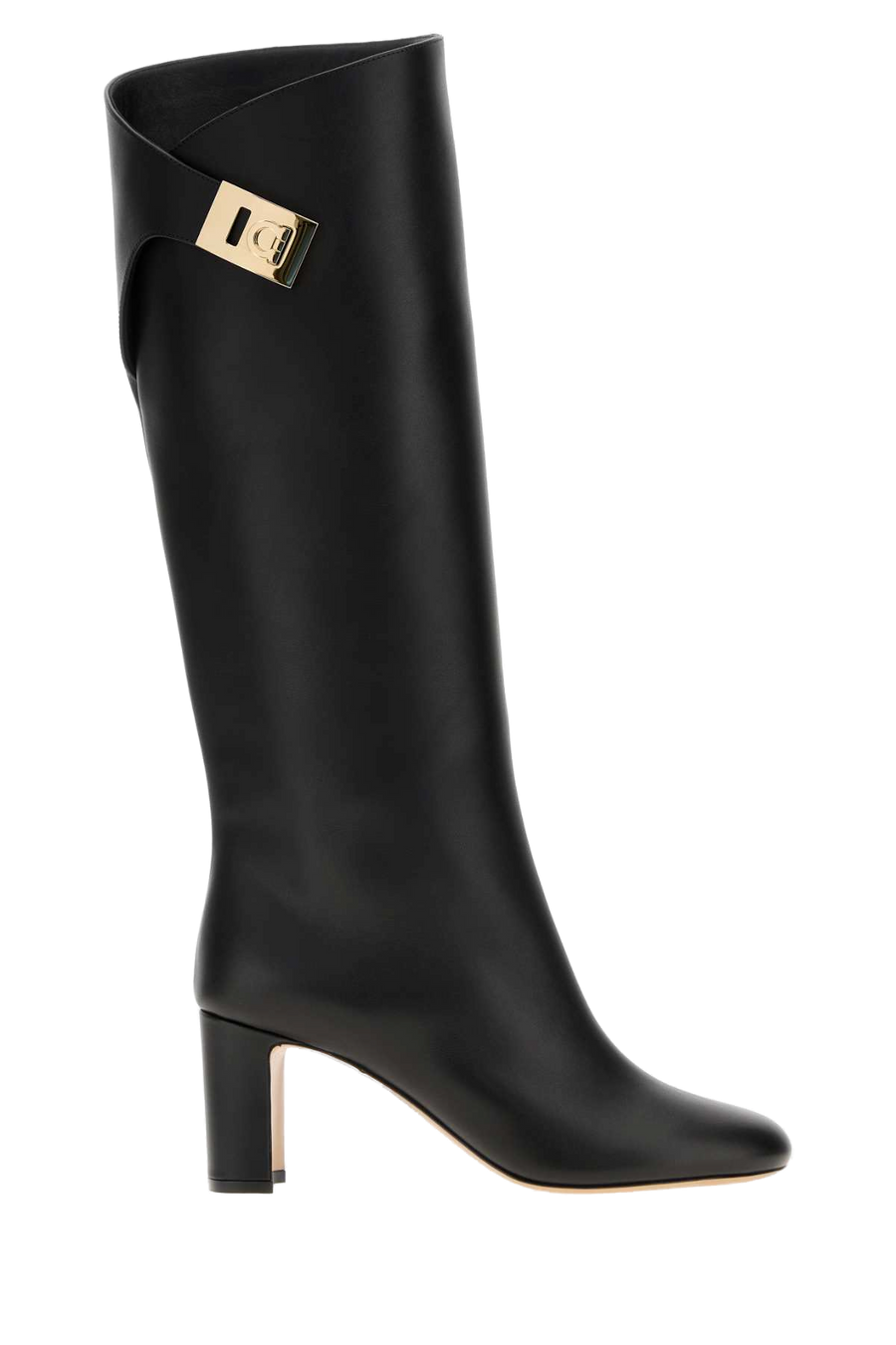 Black Leather Elli Boots Neroneronero Stivali