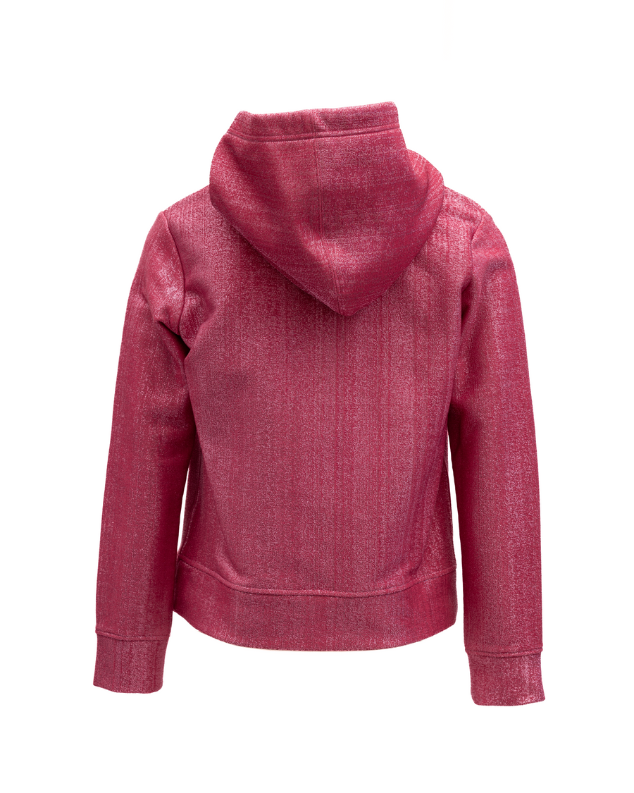 Shimmer Pink Pullover Hoodie Clothing