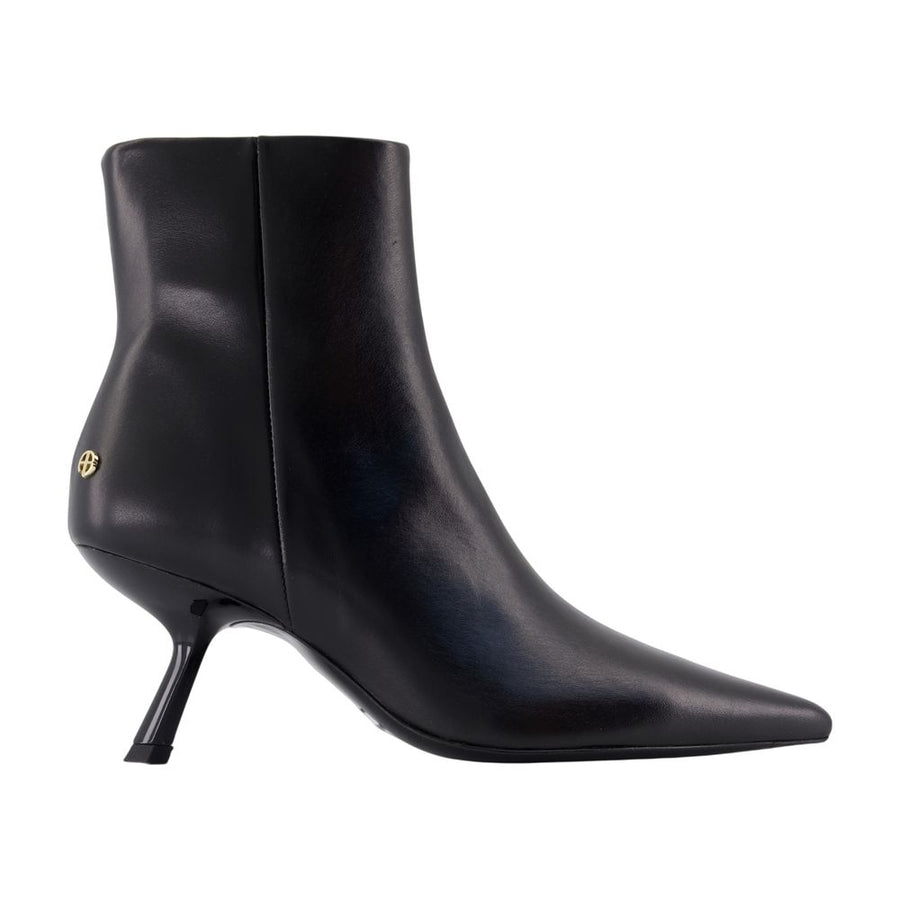 Anine Bing calfskin ankle boot in black