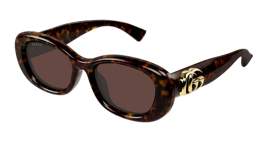 Gucci GG1829SK Injected acetate sunglasses in havana