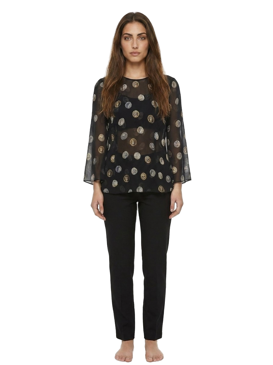 Multicolor Silk Pattern Shirt