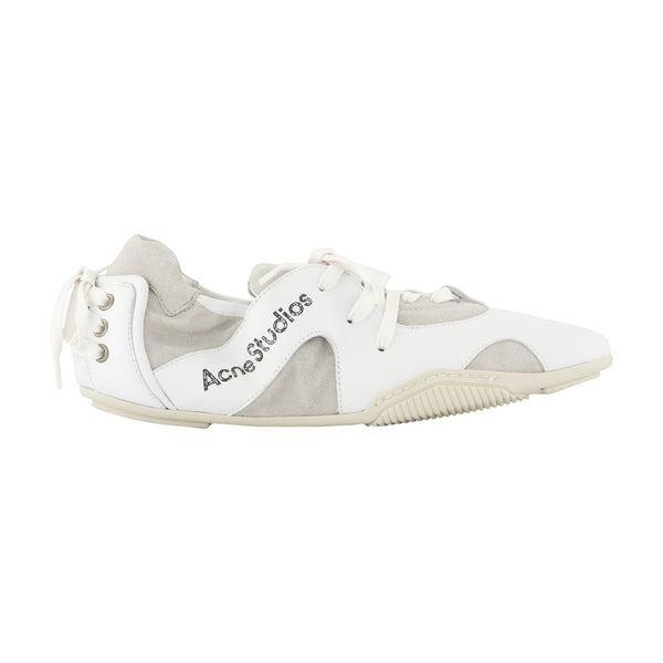 Acne Studios Lambskin sneaker in white