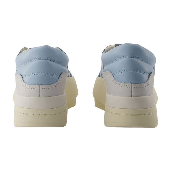 Y-3 Leather sneaker in white