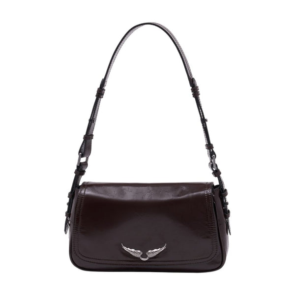 Zadig & Voltaire Calfskin shoulder bag in brown