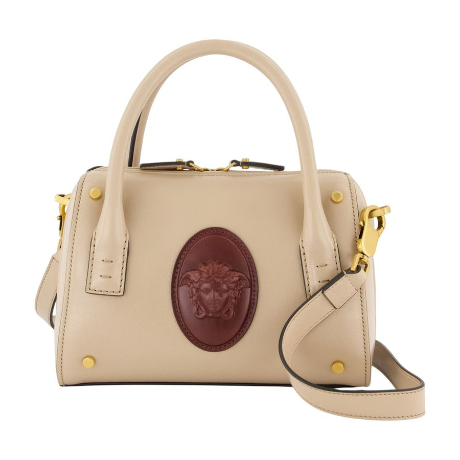 Small Boston Crossbody - Versace Leather Ivory Calfskin Bags / Crossbodies