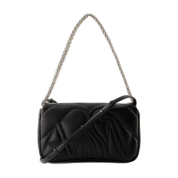 Alexander McQueen calfskin crossbody bag in black