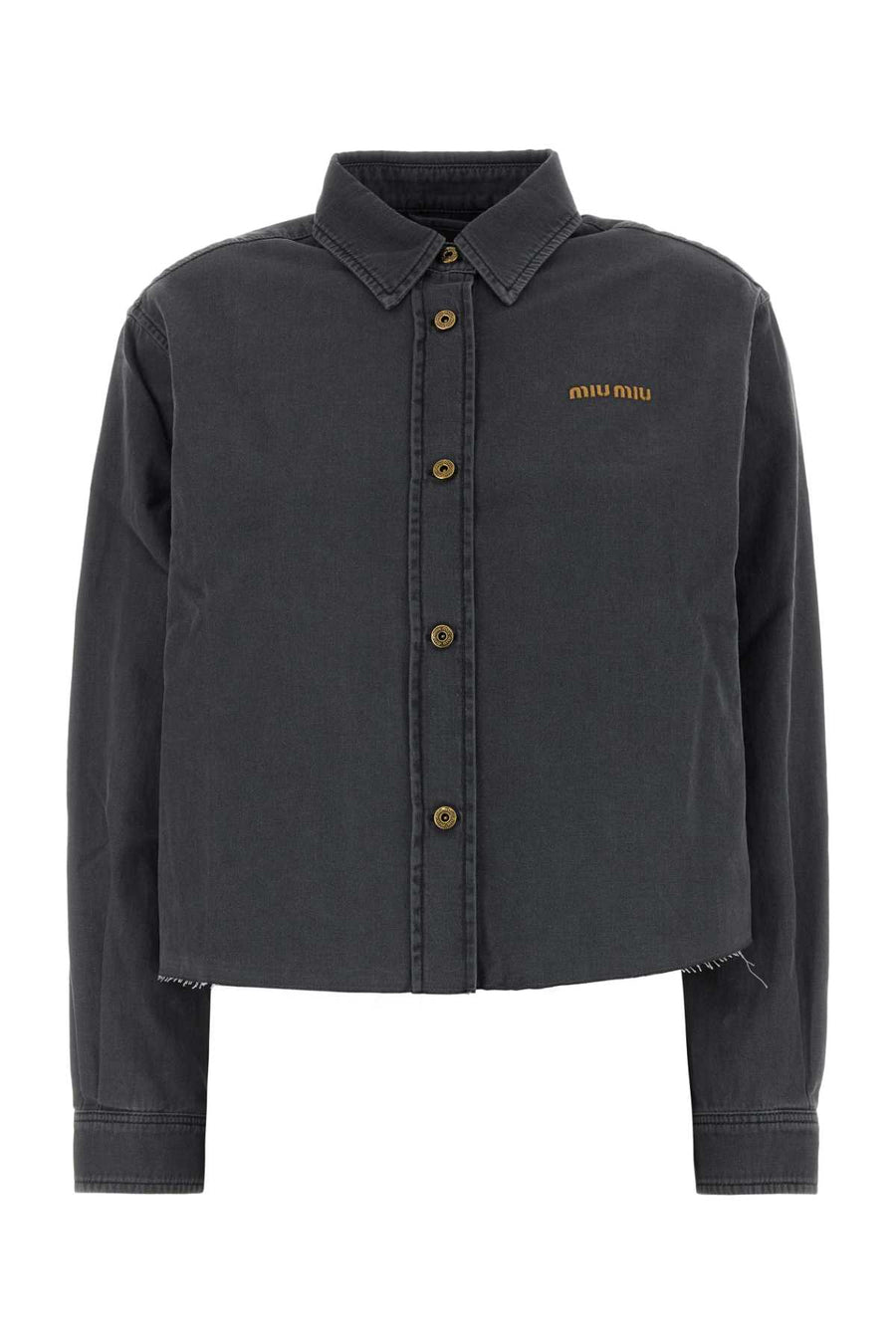 Miu Miu 100% Cotton shirt in gray