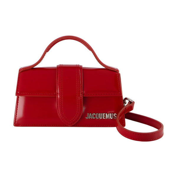 Jacquemus Calfskin top handle bag in red