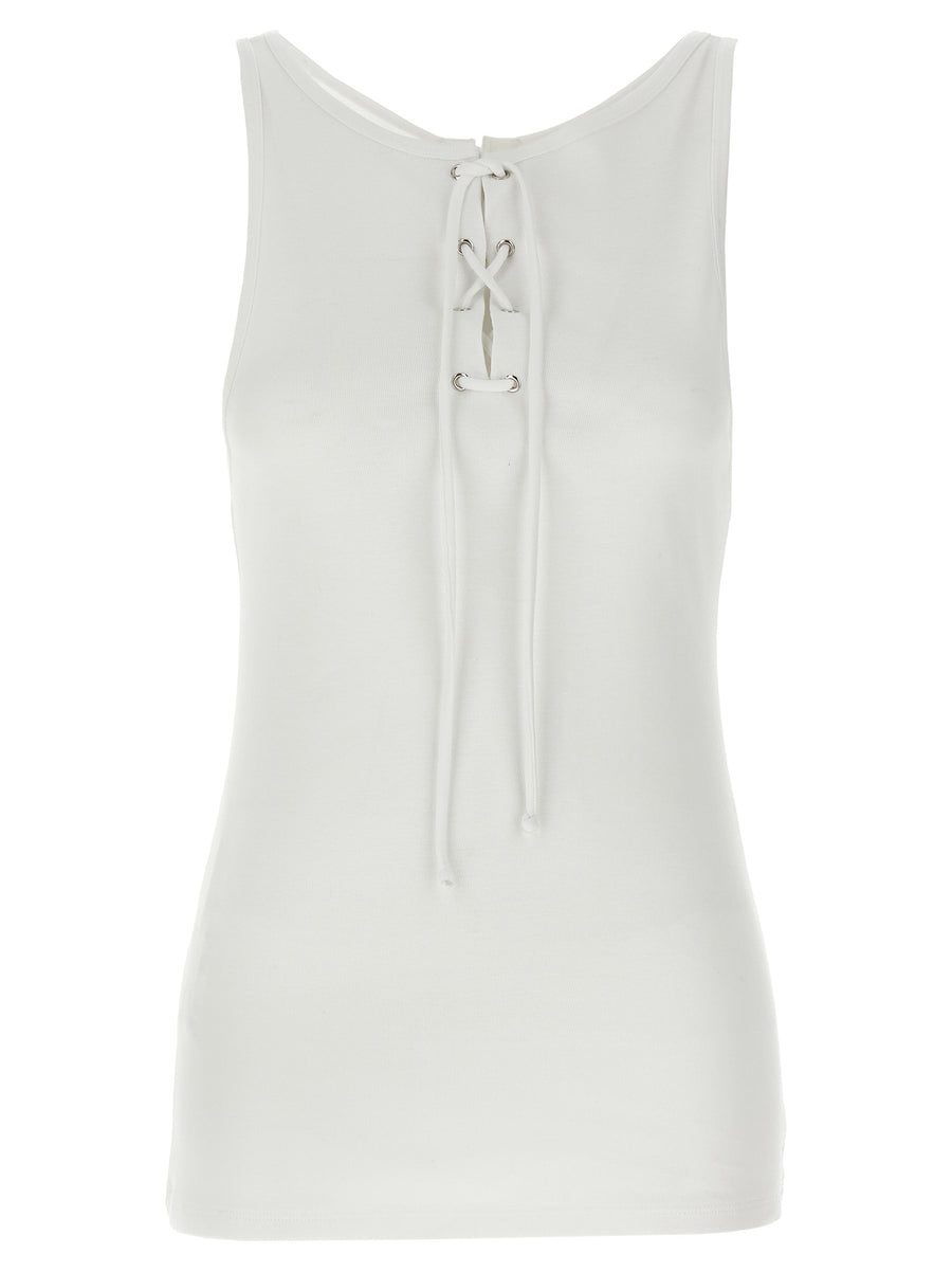 White Cotton Tank Tops