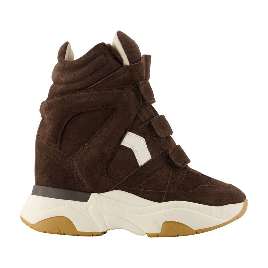 Isabel Marant cowhide sneaker in brown