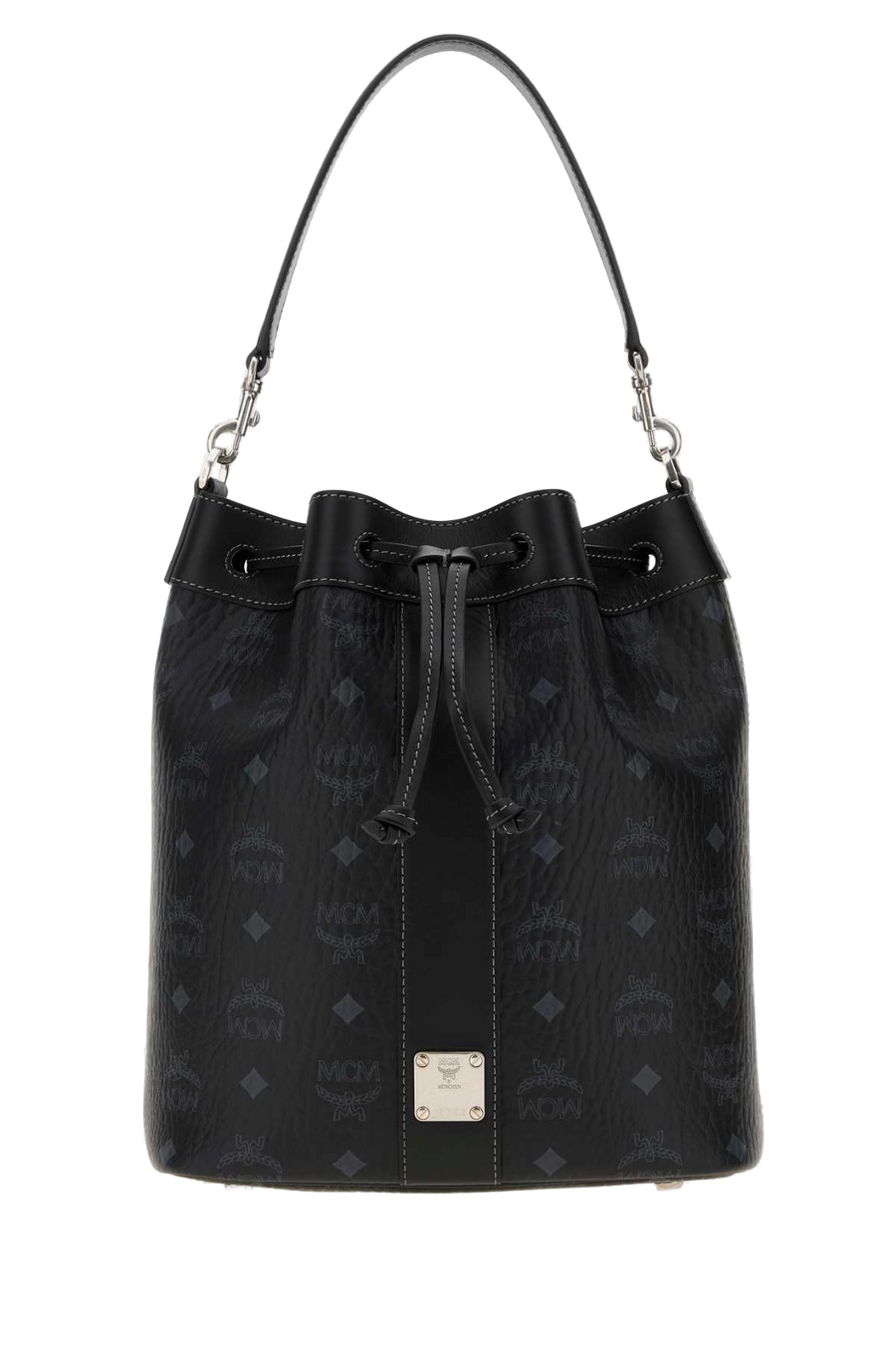 Printed Canvas Dessau Bucket Bag Black Borse A Mano