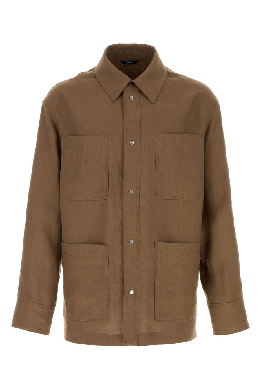 Fendi Exterior: 100% Linen jacket in beige