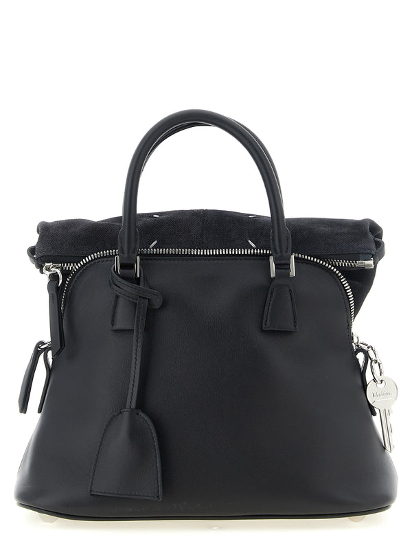 Maison Margiela 100% calfskin leather (Bos Taurus) shoulder bag in black