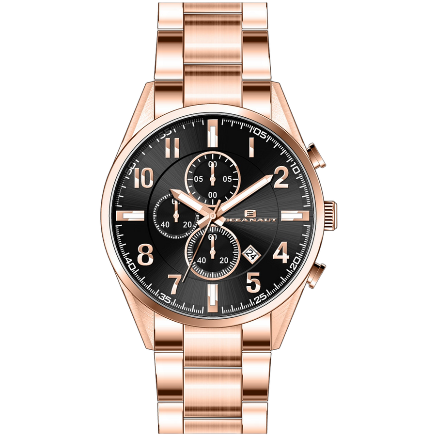 Oceanaut Stainless steel case watch in rose gold