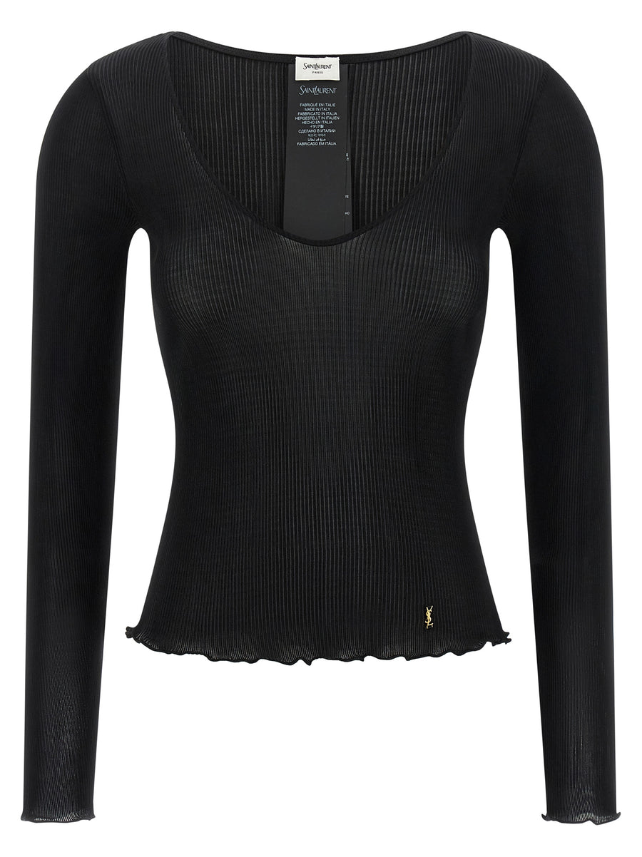 Black Silk Shirt