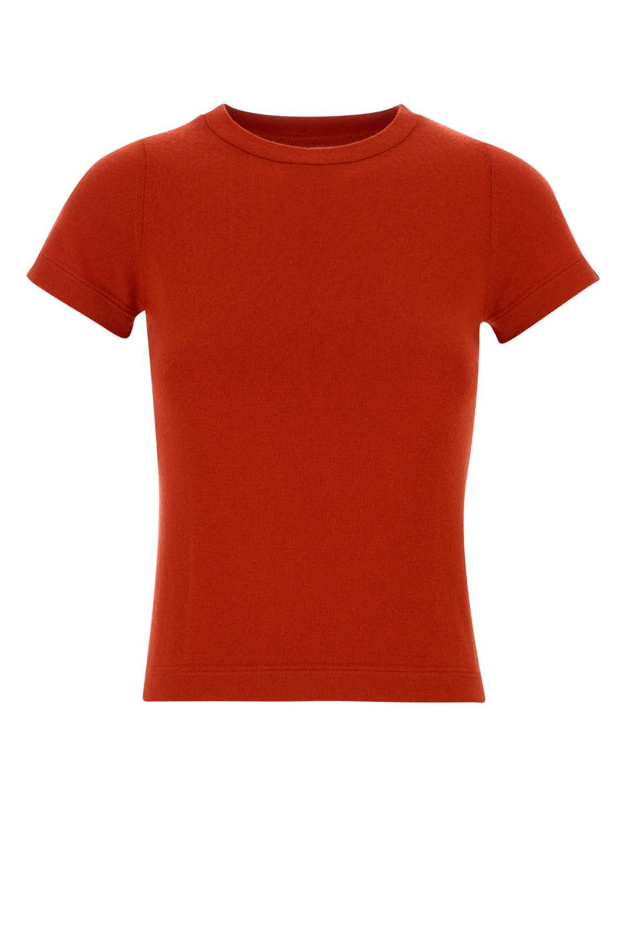 Red Knit Nâ°292 T-Shirt Tomato Exterior: Cotton Cashmere Maglieria