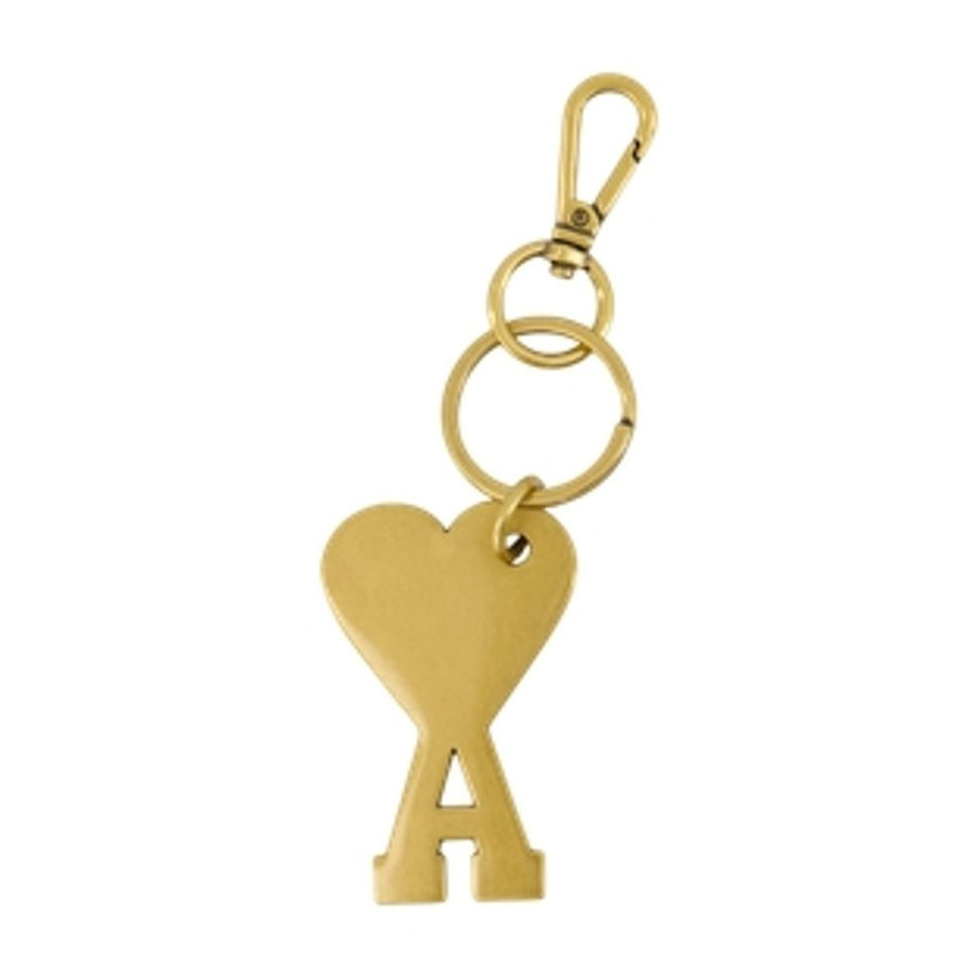 AMI Paris Metal key case in gold