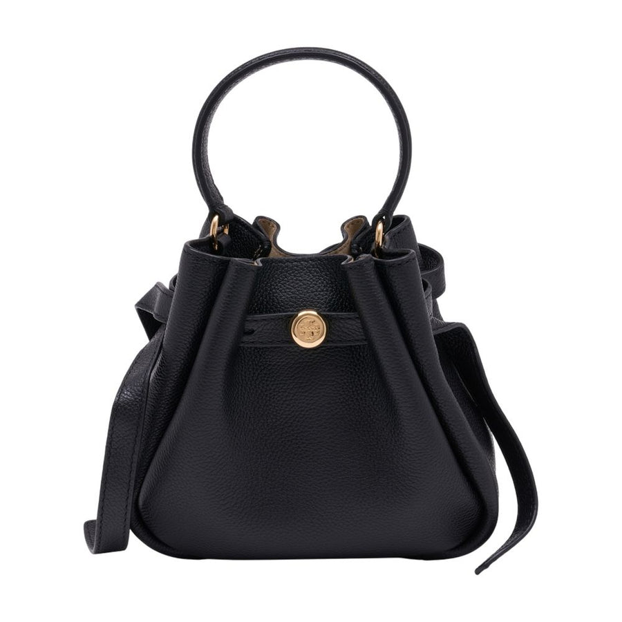 Romy Mini Crossbody - Tory Burch Leather Black Calfskin Bags / Crossbodies