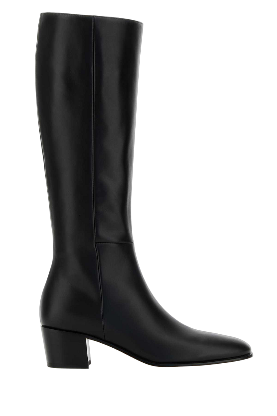 Gianvito Rossi Nero Exterior: 100% Calf; Interior: 100% Leather; Sole: Leather and Rubber boot in black