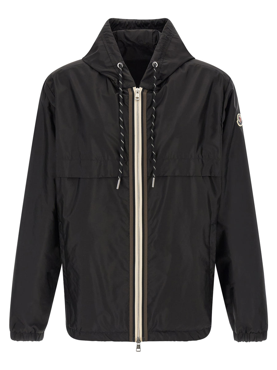 Moncler 100% polyamide jacket in black