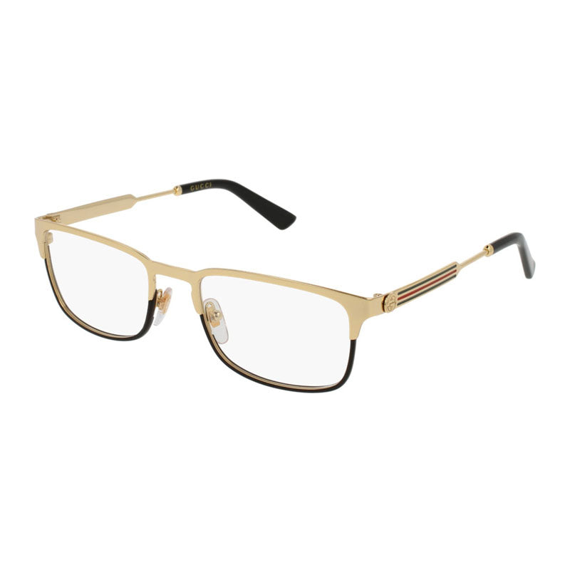 Gucci eyeglasses in gold