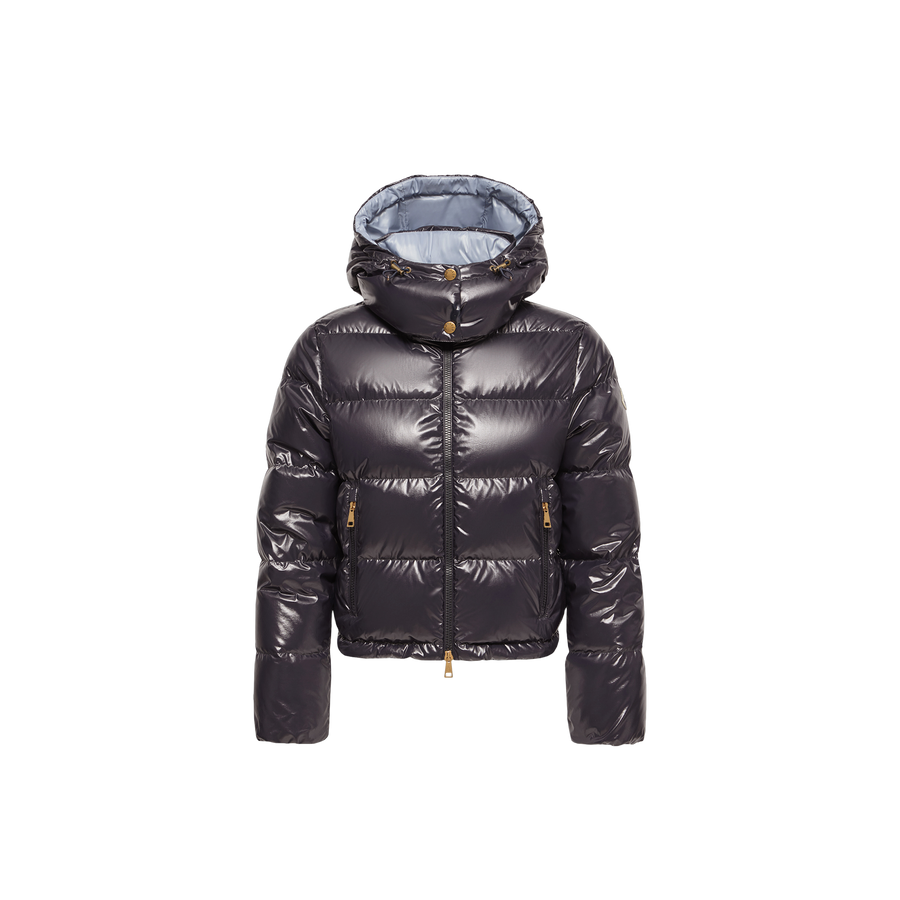Moncler Nylon exterior down jacket in navy