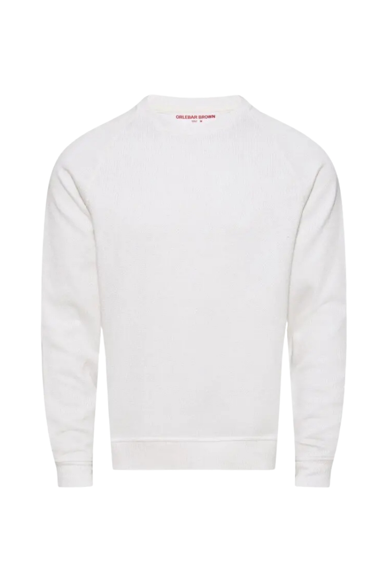 Orlebar Brown 37% Cotton sweatshirt in white