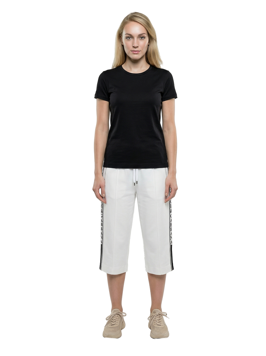 White Elastane T-Shirt