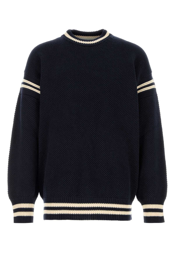 Golden Goose Deluxe Brand Knit 100% Cotton sweater in navy