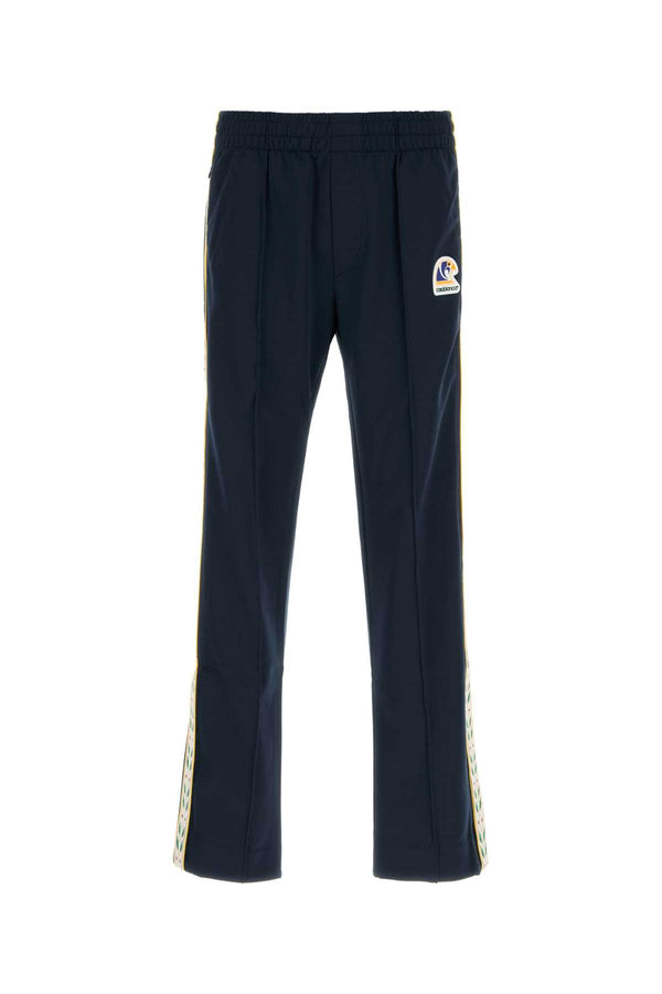 Casablanca 54% Polyester joggers in navy