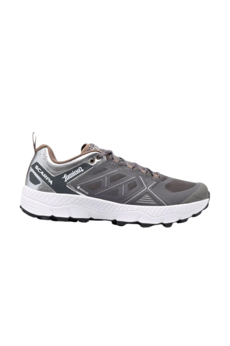 Herno Upper: Polyester sneaker in gray