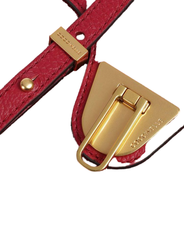 Coccinelle 100% Cowhide; Lining: 100% Cotton crossbody bag in red