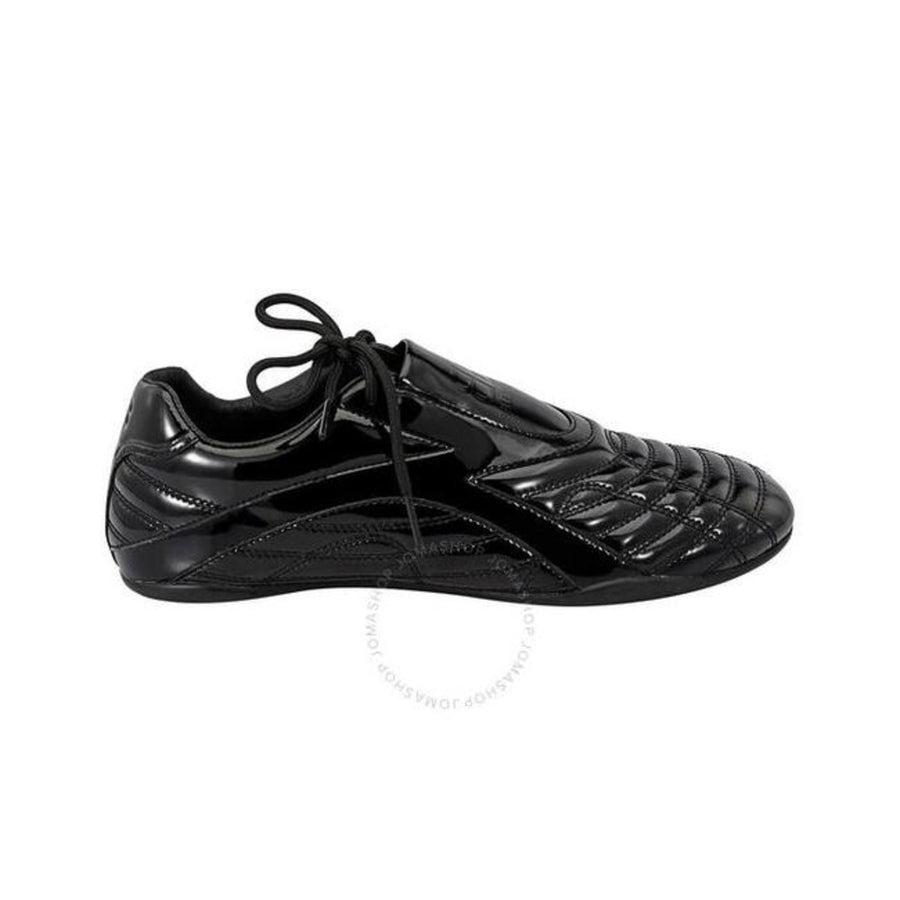 Balenciaga Faux leather sneaker in black