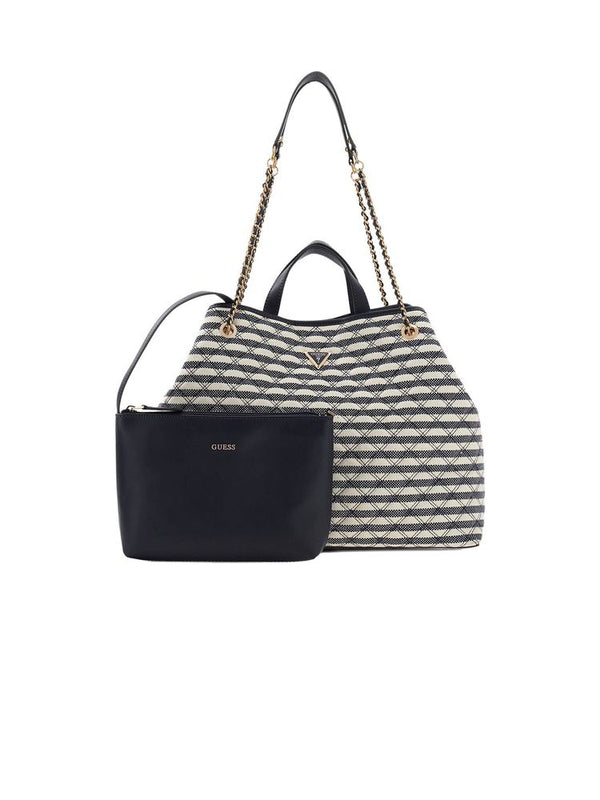Guess 65% Polyester tote bag in navy