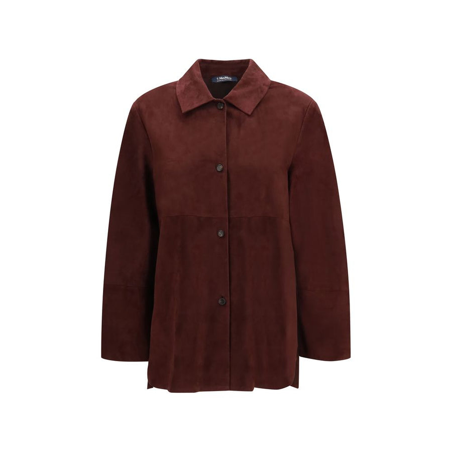 Bordeaux Lamb Ovis Aries Leather Jacket Clothing