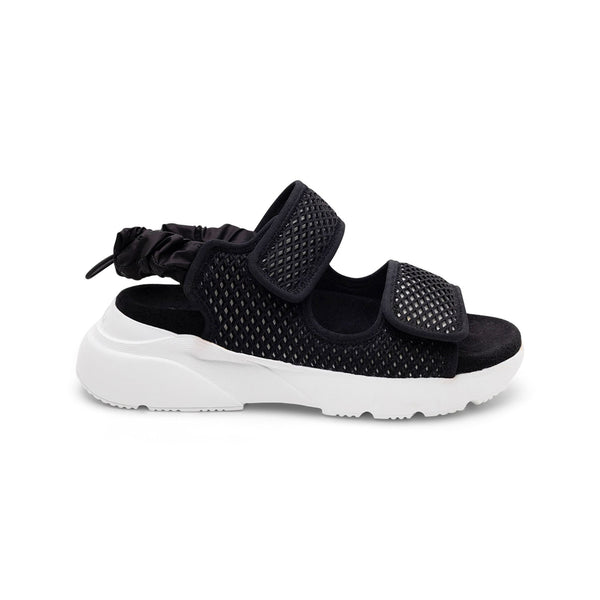 Hogan mesh sandals in black