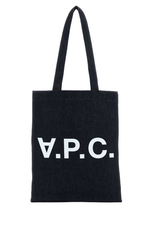 A.P.C. 100% Cotton tote bag in black