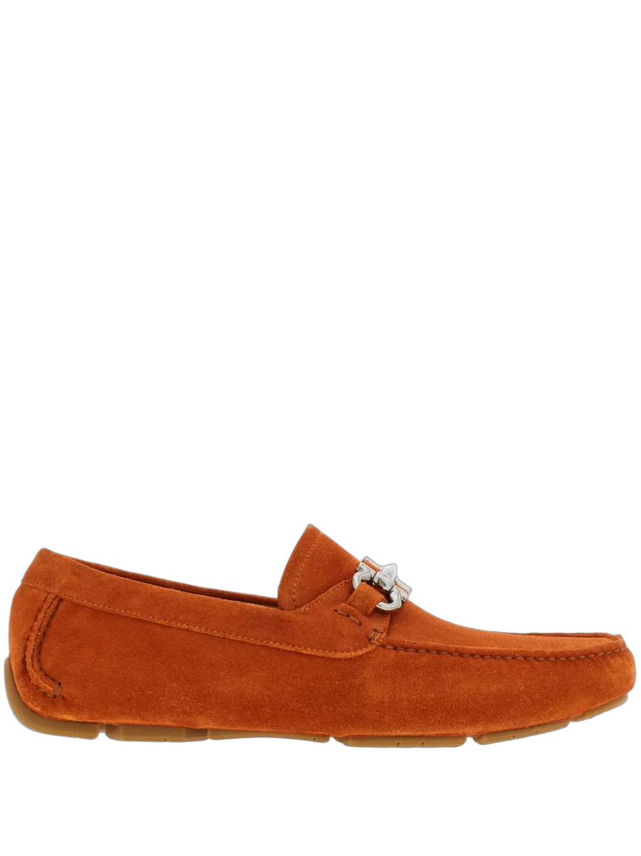Ferragamo Suede loafer in orange