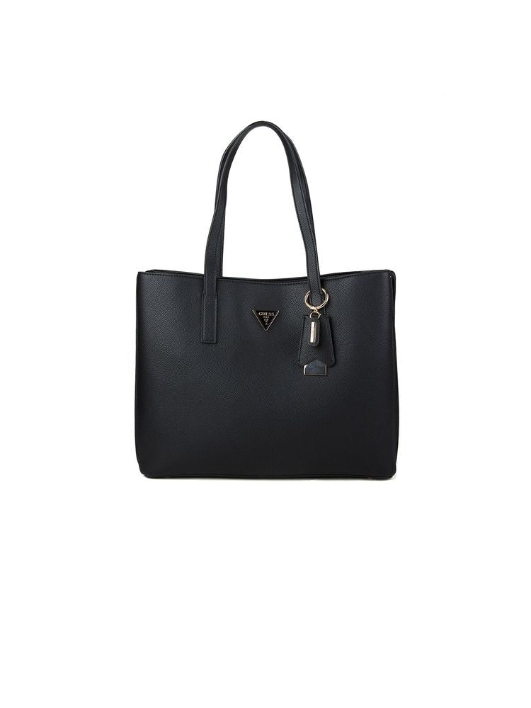 Guess 100% Polyurethane tote bag in black